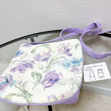 LAURA ASHLEY 꽃무늬 2way 숄더백 라벤더 파일