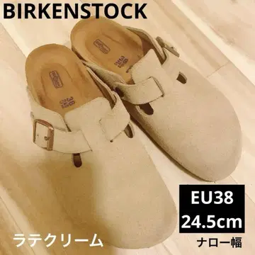 BIRKENSTOCK 보스턴 스웨이드 가죽 38 24.5