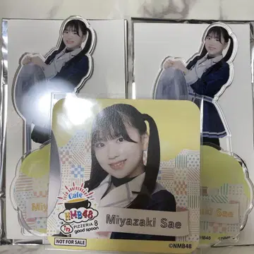 NMB48 x good spoon 미야자키 사에 아크릴 스탠드 코스터