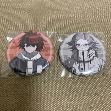 최종 방위 학원 캔뱃지 2점 세트