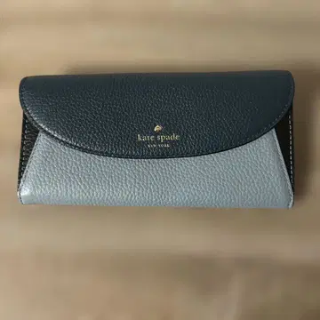 kate spade 바이컬러 장지갑 파랑
