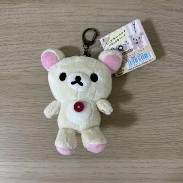 미사용 새상품 코리락쿠마 외출 봉제 인형 키링 산엑스