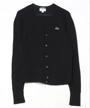 BEAMS 별주 LACOSTE 가디건 블랙