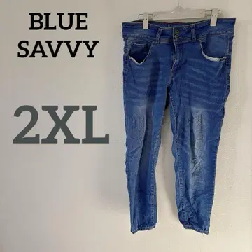 BLUE SAVVY [ 2XL ] 데님 팬츠 데님 바지 팬츠 청바지