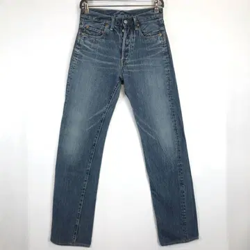 일본제 DENIME 오리지널기 데님 팬츠 버튼 플라이 밑단 체인