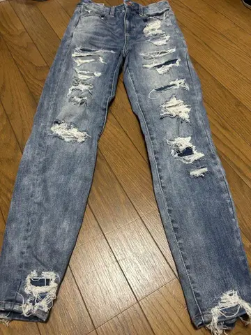 아메리칸 이글 AMERICAN EAGLE 스키니 데님 라이트 블루