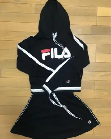 FILA 후드 부착 맨투맨 셋업