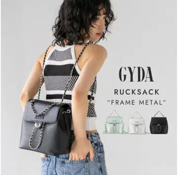 GYDA 럭색 '프레임 메탈' 블랙 미사용 새상품