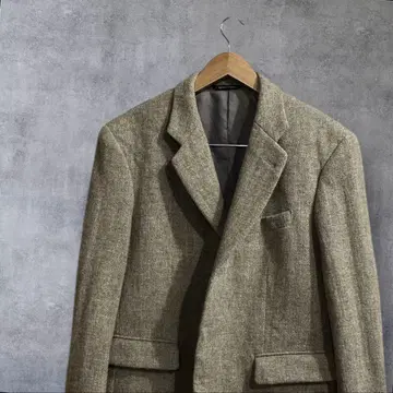 새상품급 Harris Tweed 테일러드 자켓 Kent & Curwen