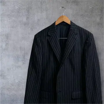새상품급 Allegri 알레그리 테일러드 자켓 네이비 스트라이프