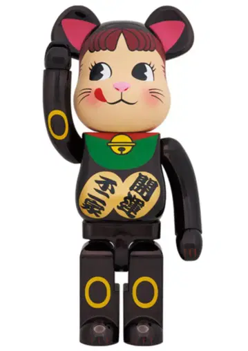 BE@RBRICK 마네키네코 페코짱 블랙 도금 1000%