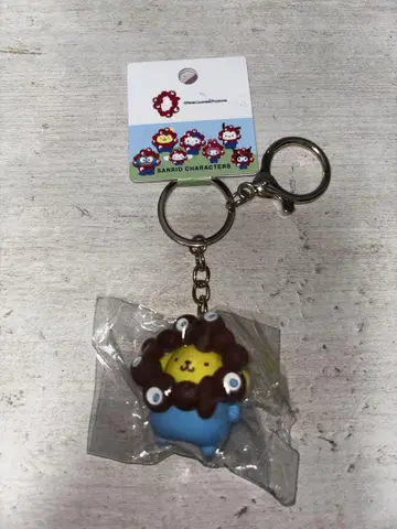 산리오 미야쿠미야쿠 변신 입체 마스코트 컬러 키링 폼폼푸딩