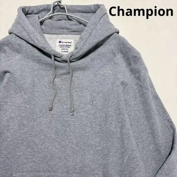 Champion 후드 맨투맨 풀오버 XL 라이트 그레이