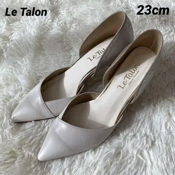 새상품급 루탈론 펌프스 포멀 화이트 실버 결혼식 2차 23cm