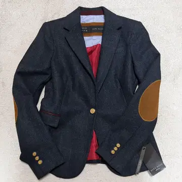 ZARA BASIC 테일러드 자켓 엘보우 패치