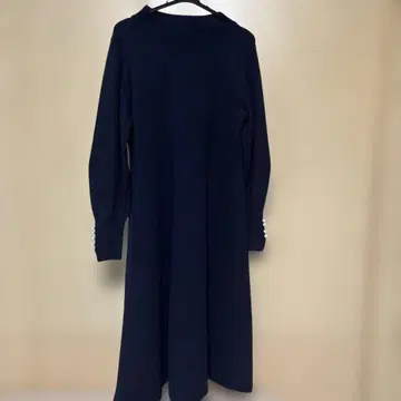 노리즈 새상품급 니트 원피스 네이비 36 S에서 M