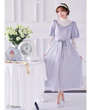 Maison de FLEUR 아이냥 신데렐라 원피스 리본 있음