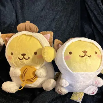 폼폼푸딩 사이좋은 아기 고양이 봉제 인형 2개 세트