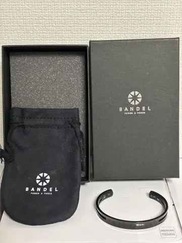 BANDEL 티타늄 블랙 뱅글 S/M