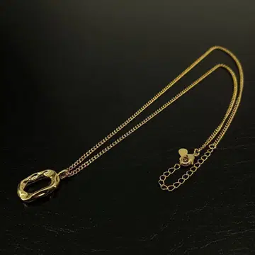 골드 금 목걸이 빈티지 앤티크 체인 심플