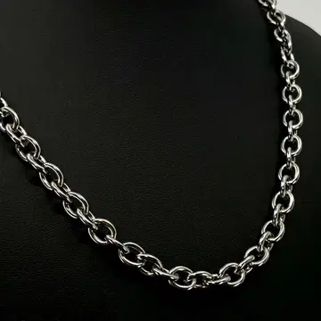 실버 키헤이 은 체인 목걸이 심플