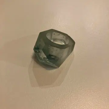 drama H.P FRANCE 플로라이트 다면체 반지