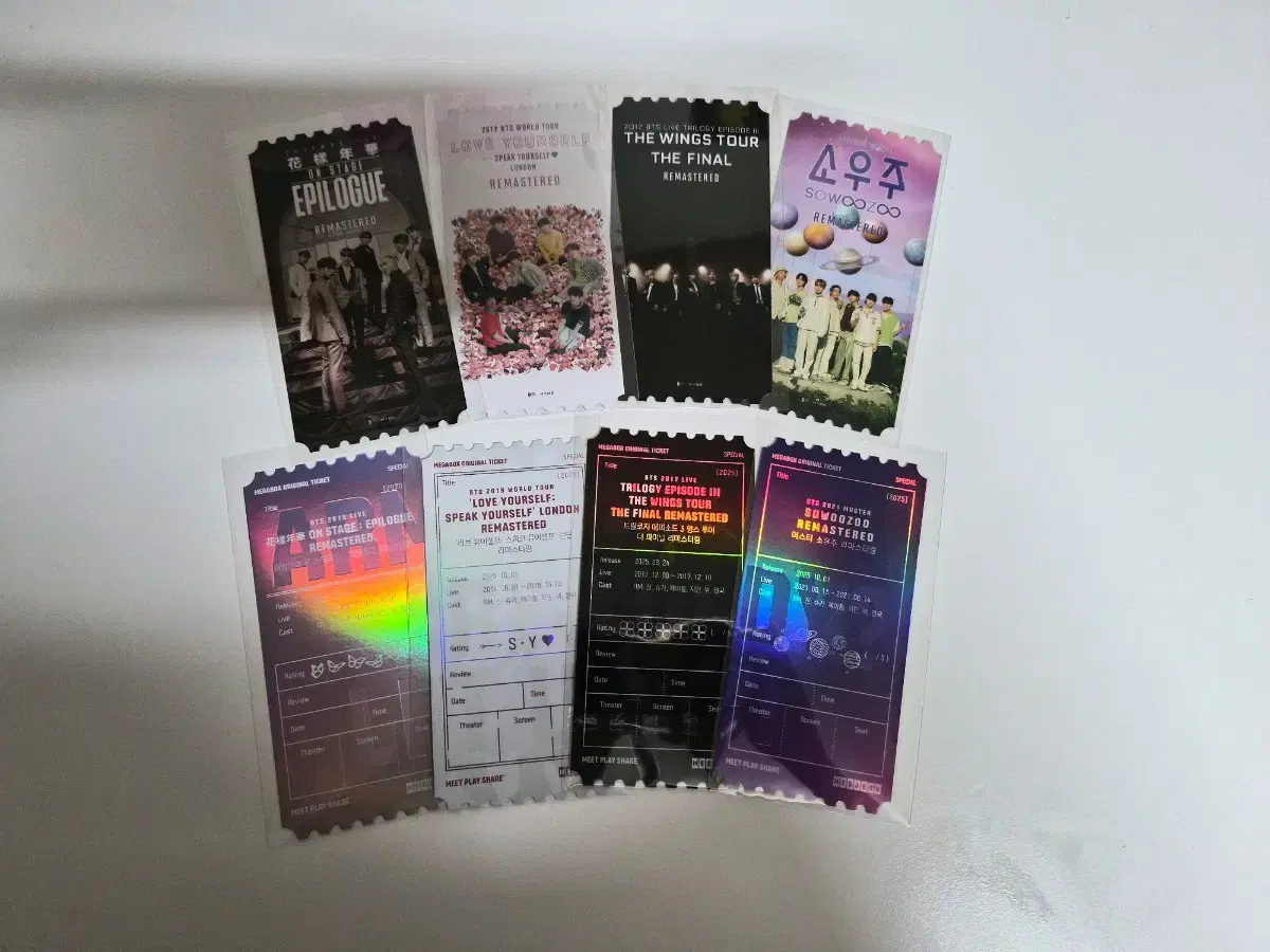 Megabox BTS MOVIE WEEKS Original Ticket OT 4 types bulk