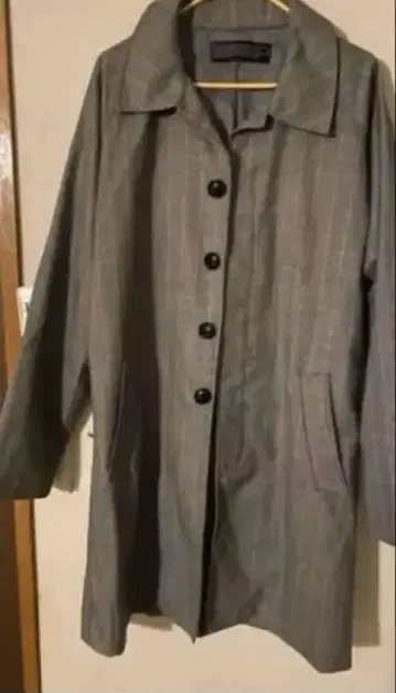 글렌체크 스텐카라 코트