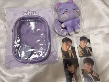 ANITEEZ 파우치 봉제 인형 트레이딩 카드 샌드키