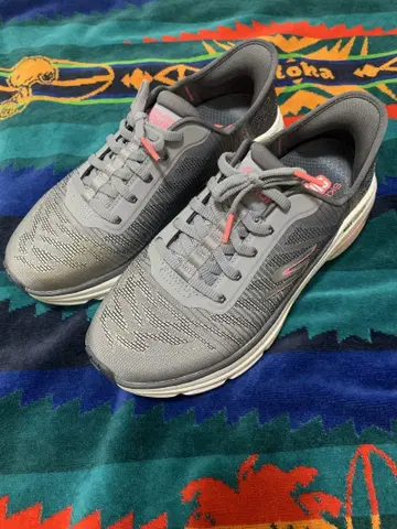 상자 없음 스케쳐스 SKECHERS 그레이 여성용 24.5cm