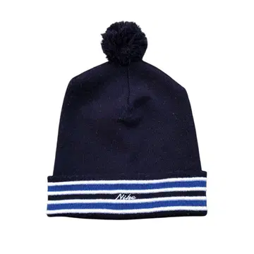 [00s] NIKE 비니 봉봉 니트 모자 자수 로고 vintage Y2K