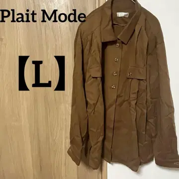 Plait Mode [ L ] 브라운 테일러드 자켓