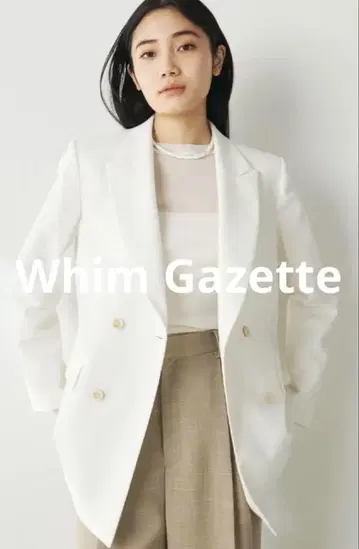 미사용 새상품 택 포함 whim gazette 윔 가젯 시어 더블 자켓