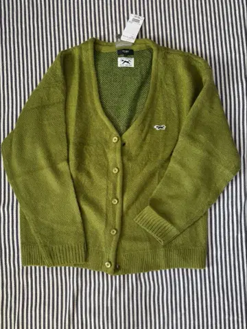 BEAMS Fox Collection 그린 가디건