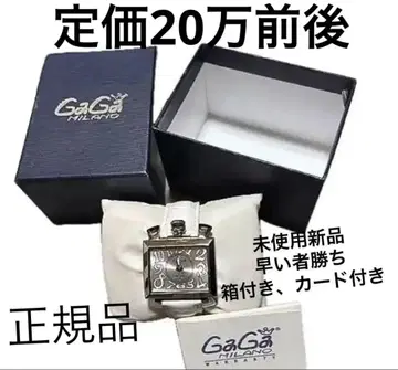 GaGa Milano 손목시계 정품. 화이트 레어템. 선착순. 감정 완료