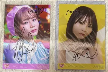 오바 하나나 생사진 친필 3장
