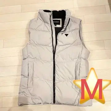 GUESS 그레이 다운 베스트 M 사이즈