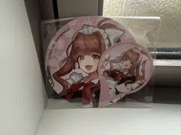 두근두근 문예부 DDLC 콜라보 카페 코스터 피크 츠쿠요미 모니카