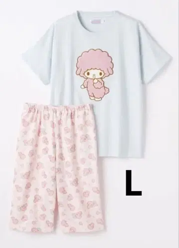 산리오 마이 스위트 피아노 파자마 룸웨어 상하의 세트 L 사이즈