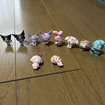 미사용 Sanrio 피규어 세트 10개 인기