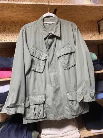 60s US army 정글 퍼티그 자켓 3rd 논립