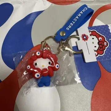 새상품 오사카 간사이 만박 미야쿠미야쿠 산리오 헬로키티 코스프레 키링