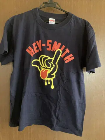 새상품급 M 사이즈 네이비 HEY-SMITH 밴딩T셔츠