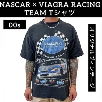 초레어 빈티지 00s NASCAR VIAGRA 구제 의류 티셔츠