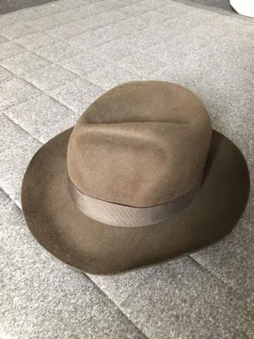 Borsalino 펠트 햇 58cm 볼사리노 이탈리아제 브라운