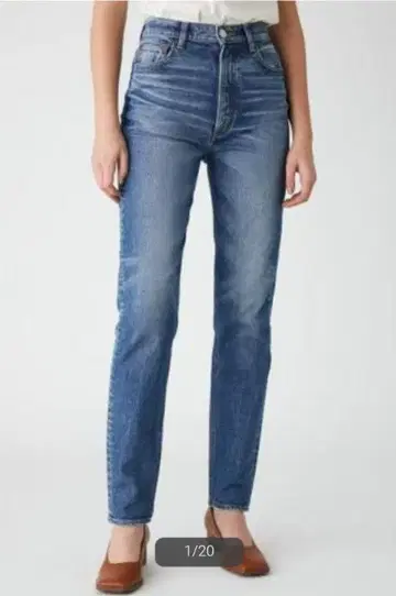 MOUSSY PLAIN JEANS STRAIGHT SLIM 26 사이즈