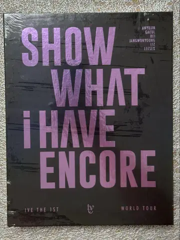 IVE BluRay SHOW WHAT I HAVE 트레이딩 카드 제외