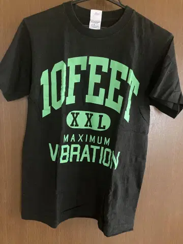 새상품급 S 사이즈 블랙 10FEET 밴딩 T셔츠
