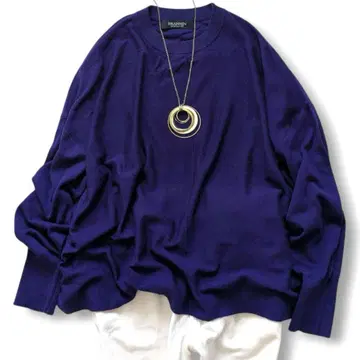 BRAHMIN 브라 하이 게이지 울 100% 니트