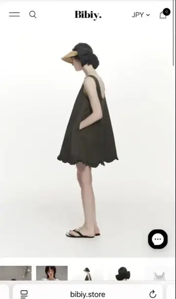 COCO MINI DRESS Bibiy 카키색
